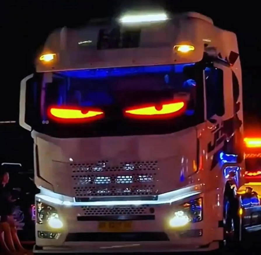 Luz de ojos de diablo programable para coche y camión